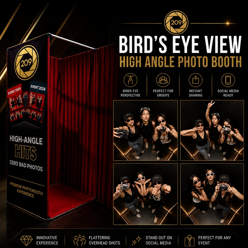 Bird's Eye Photo Booth Experience