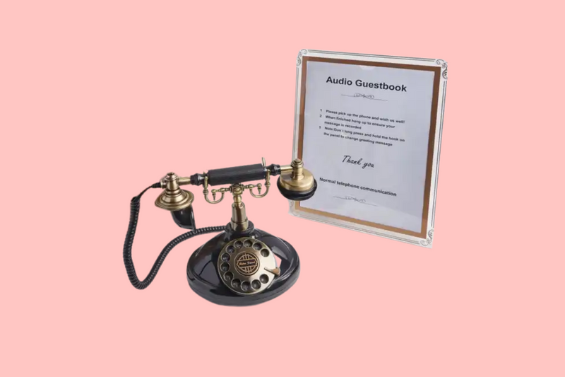 Audio Guest Book - Vintage