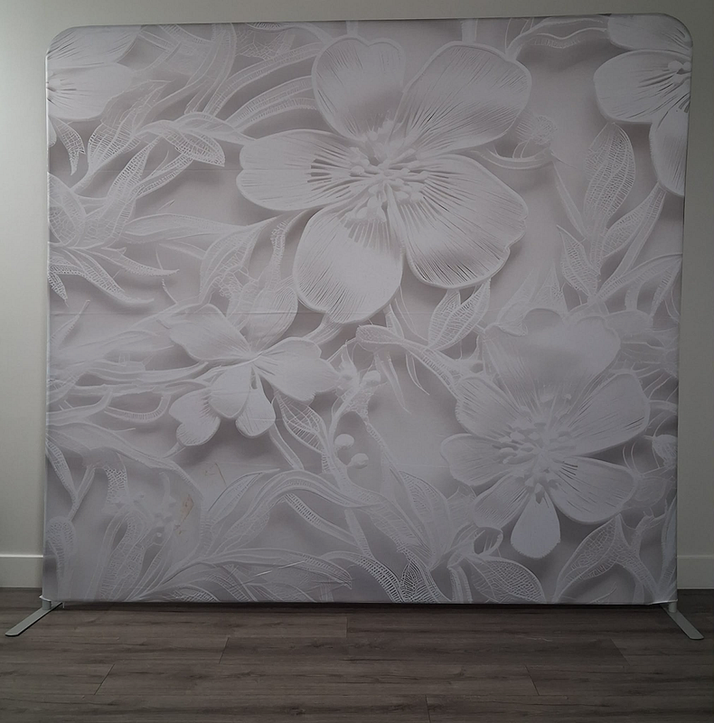White Lace Garden Backdrop