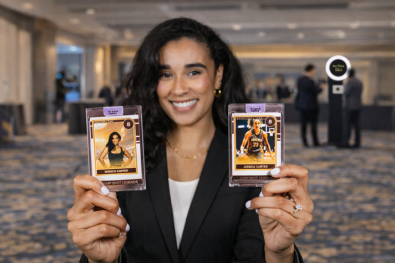 Custom Trading Card Photo Booth