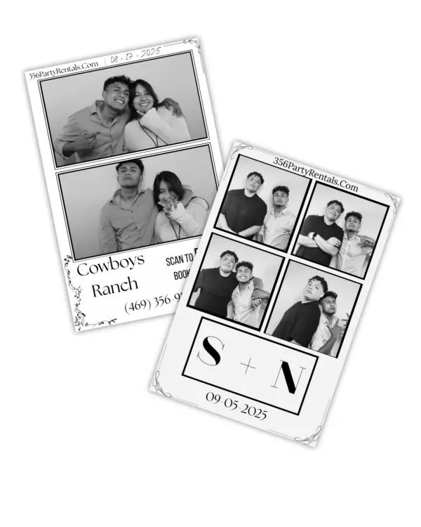 B&W Glam Package (With prints)