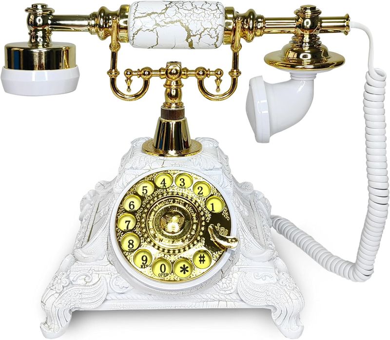 White Vintage Audio Guest Book