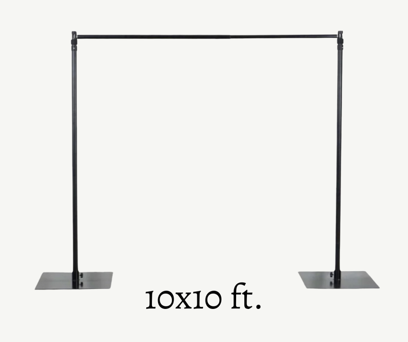 10x10ft backdrop included