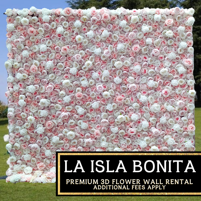 La Isla Bonita Flower Wall Rental