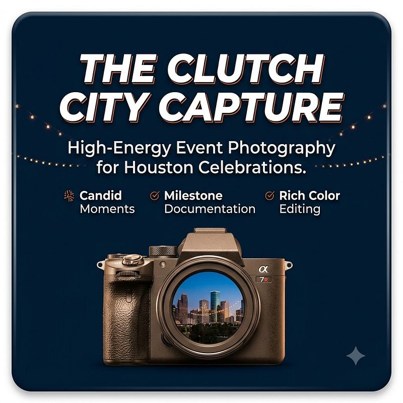 The Clutch City Capture - Event Photographer Package