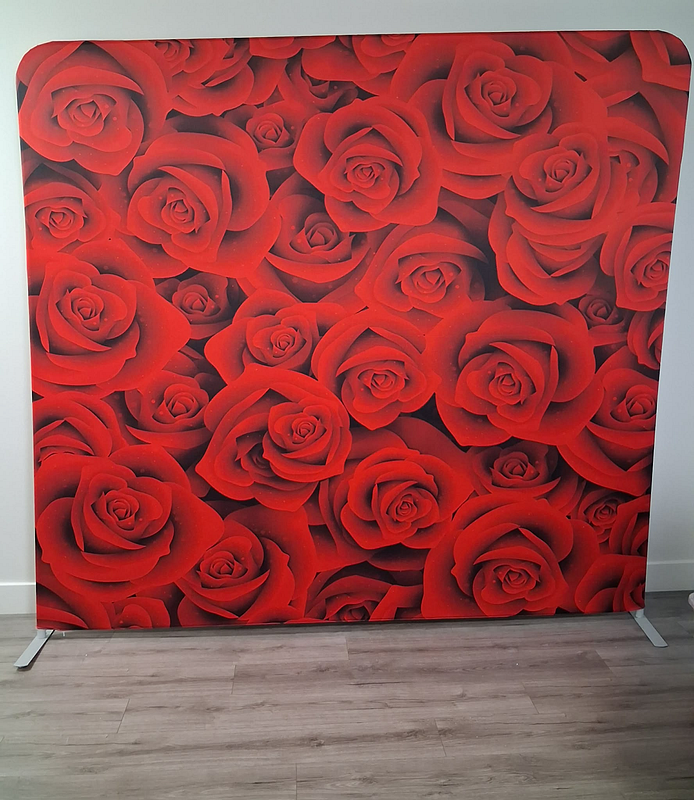 Romance In Red Backdrop 