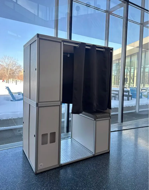 Enclosed Photo Booth Rental Activation