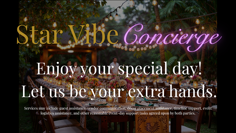 Wedding & Event Concierge Service