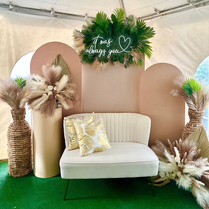 THREE CHIARA WALL PACKAGE (NO BALLOONS)