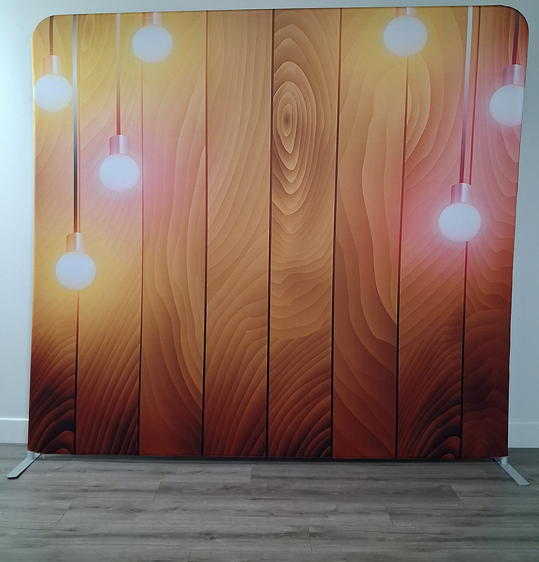 Golden Glow Wood Backdrop 