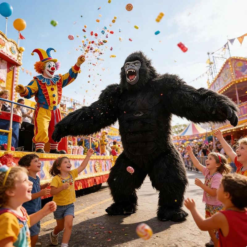 GORILLA COSTUME CHARACTER EXPERIENCE + ASSISTANT