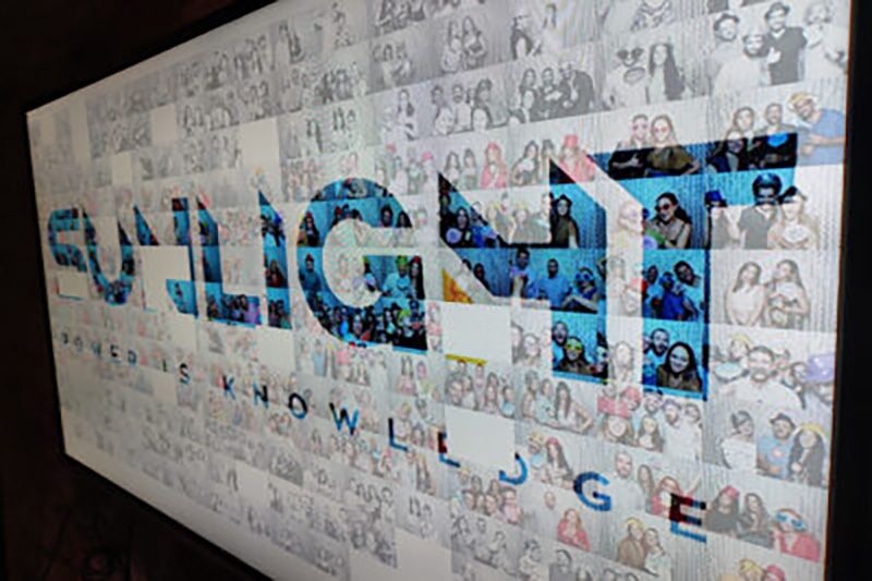 Digital Mosaic Wall