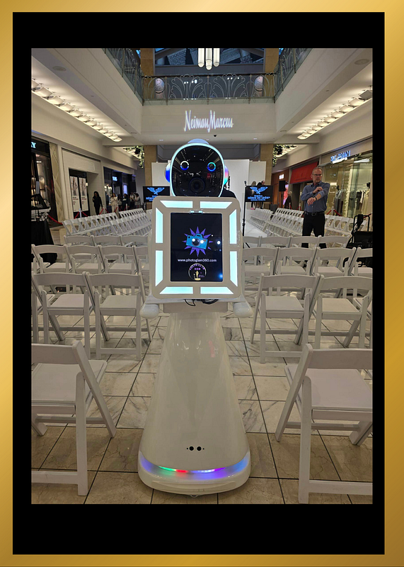 2 Hour Promo-Roaming Photo Robot "Angela 