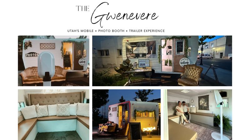 Utah's Mobile Photo Booth Trailer: The Gwenevere