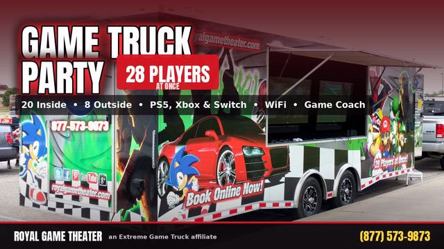 90 Minute Party Package - Extreme Game Truck $375