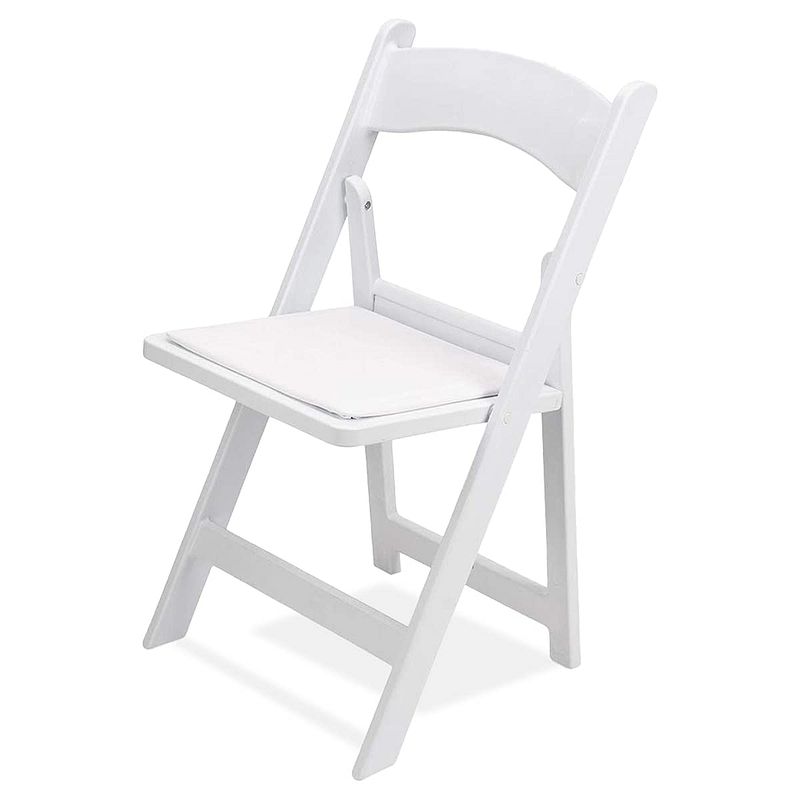 Chairs, Folding, Garden, White