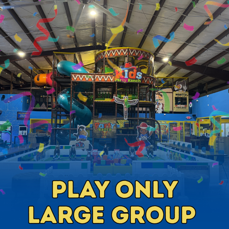 PLAY ONLY PACKAGE FOR LARGER GROUPS (30+)