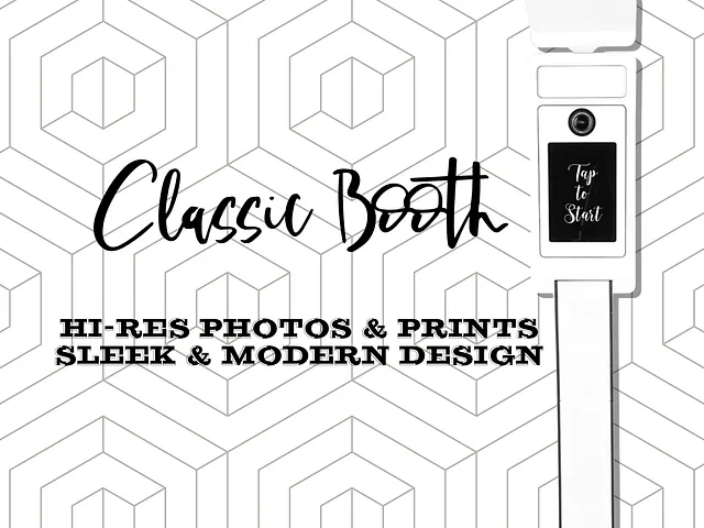 All Digital - The Classic Booth $595 for 4 Hours! 