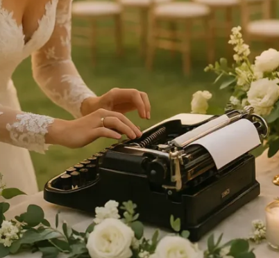 Typewriter Guest Book