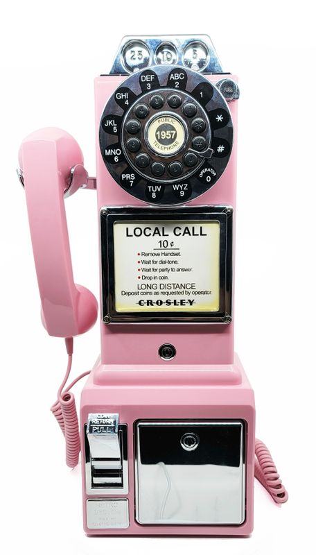 Pink Payphone Audio Guestbook