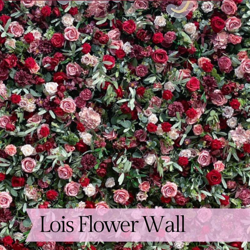 Lois Flower Wall Backdrop Rental