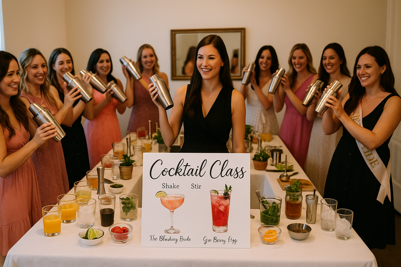 🍸 Sip & Serve Luxe Cocktail-Making Class