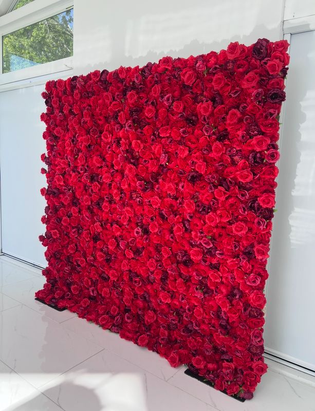 Scarlet - Luxe Flower Wall Rental