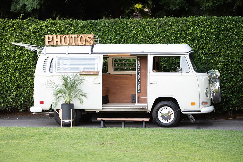 Vw Bus Photo Booth Silver 
