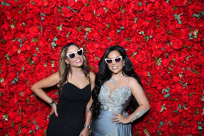 Valentina Red Flower Wall