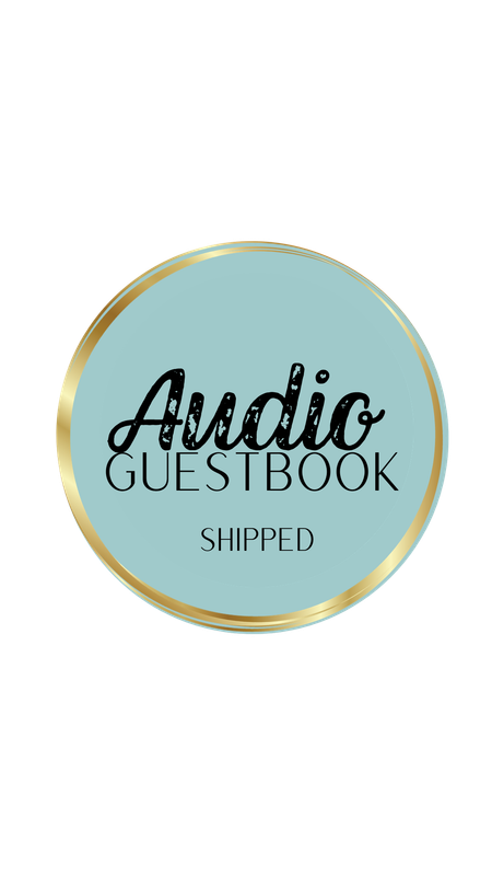 Audio Guestbook- 1 Day Rental (Shipped)