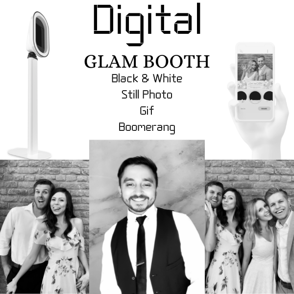 Digital Glam Booth - Black & White