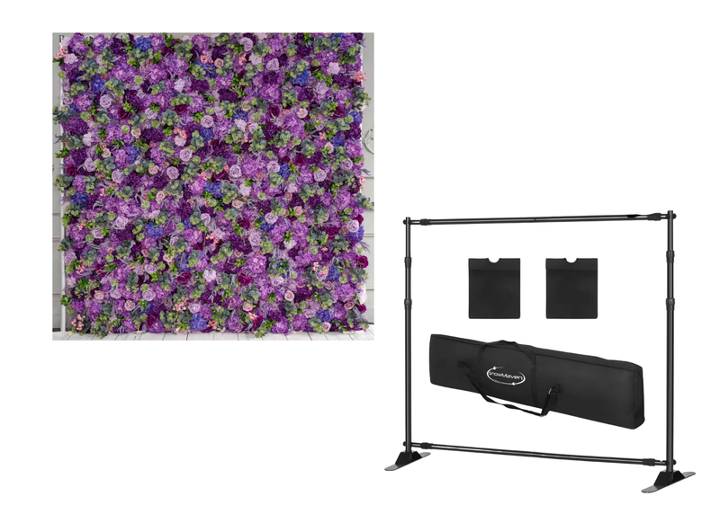 Bloom in Beauty Purple Flower Wall Package