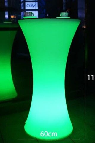 LED Lighted Bar Cocktail Table