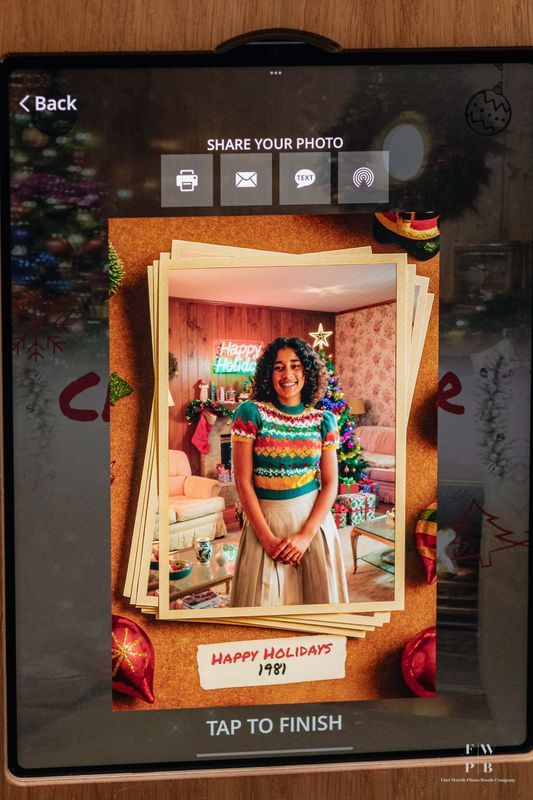 AI Nostalgic Holiday Photo Experience - Digital Only