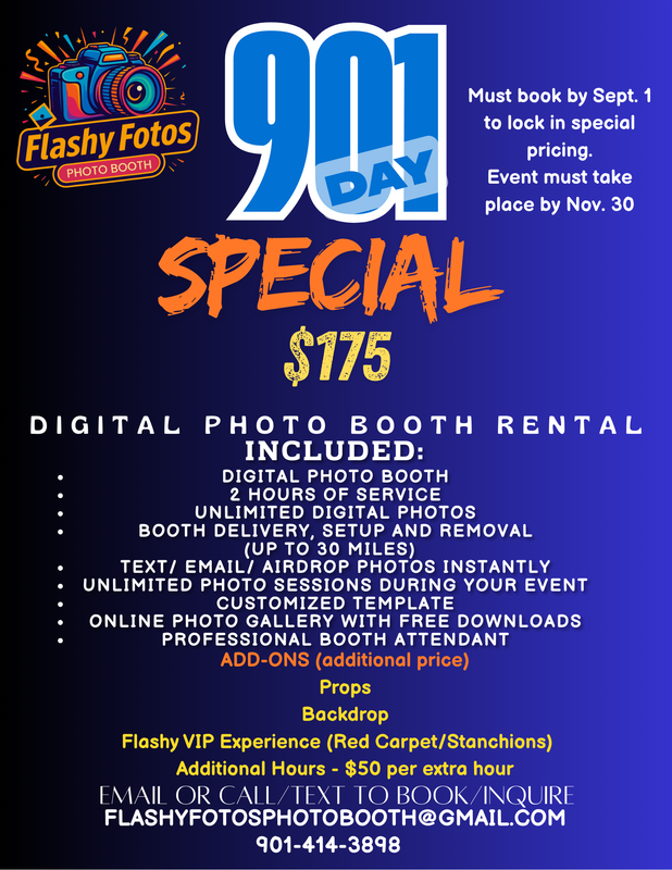 Digital Photo Booth - 901 Day Special Promo