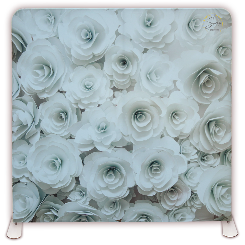 3D White Flowers 