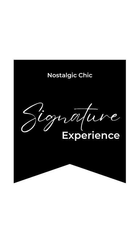 Nostalgic Chic Photo Booth: Signature Experience