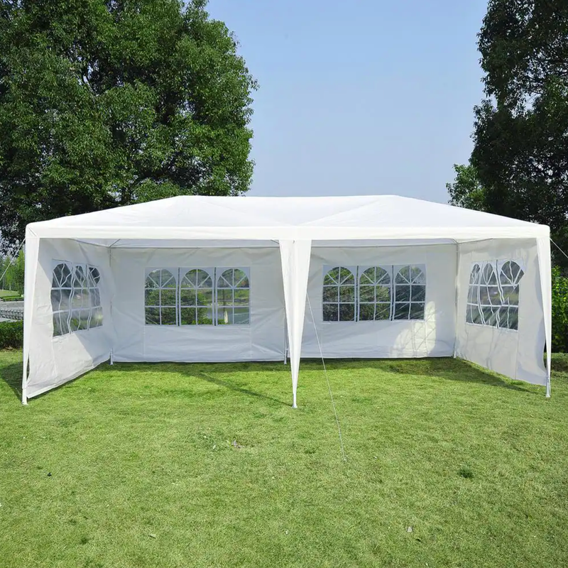 10'x20' White Tent with Walls