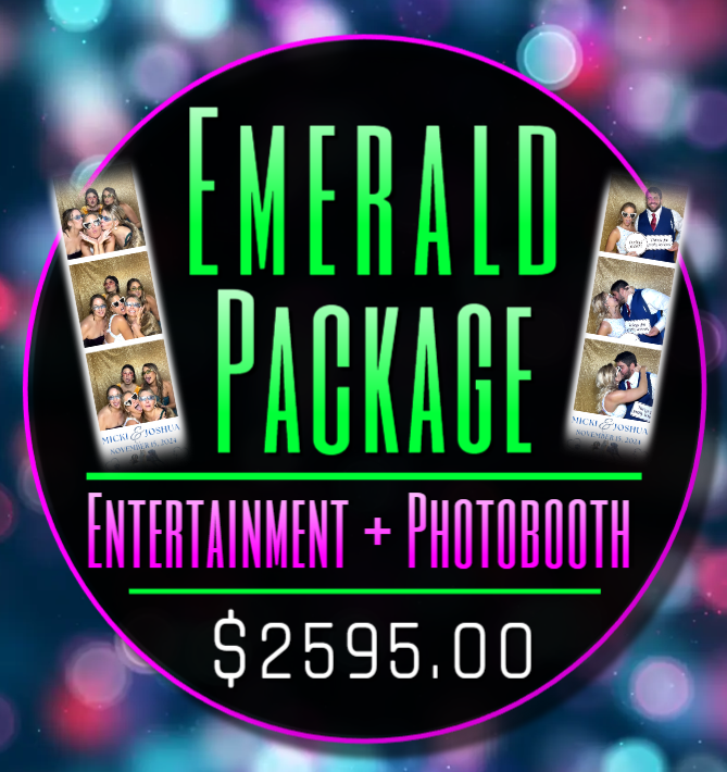 Emerald Package - DJ & Photobooth 