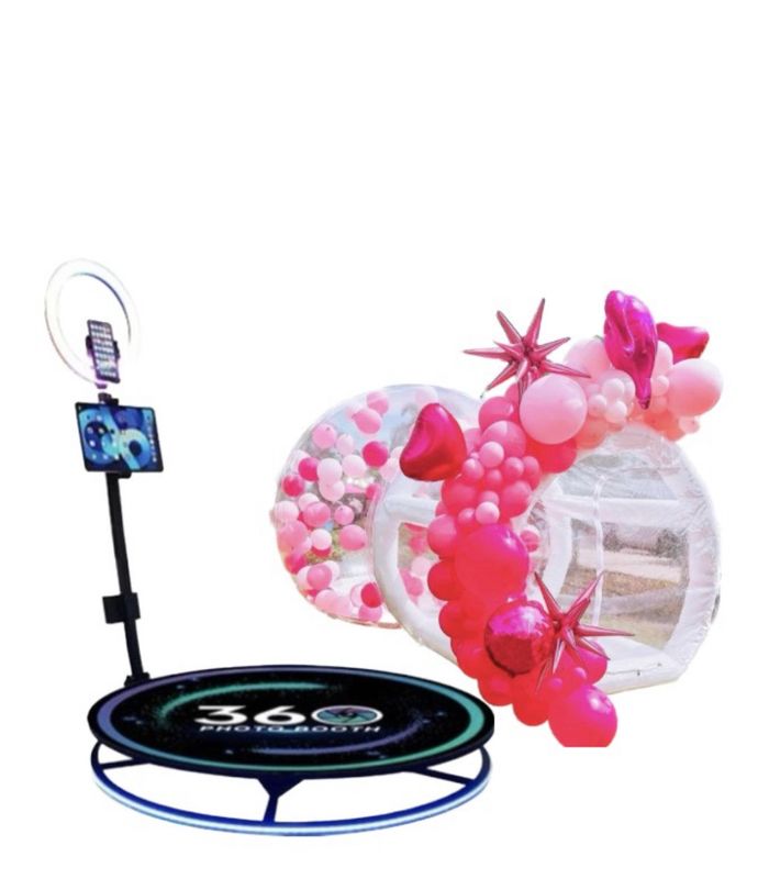 Silver Package - 360 Video Booth & Bubble Dome (and more)