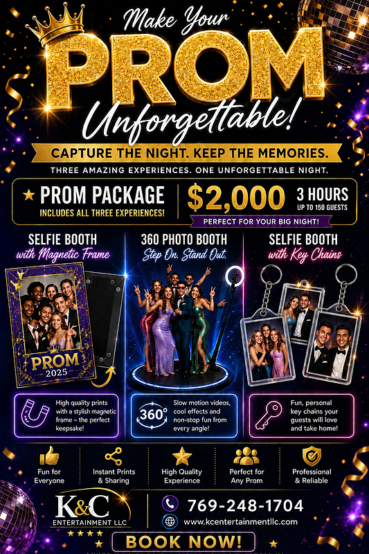 Prom Three Photo Booth Experience 