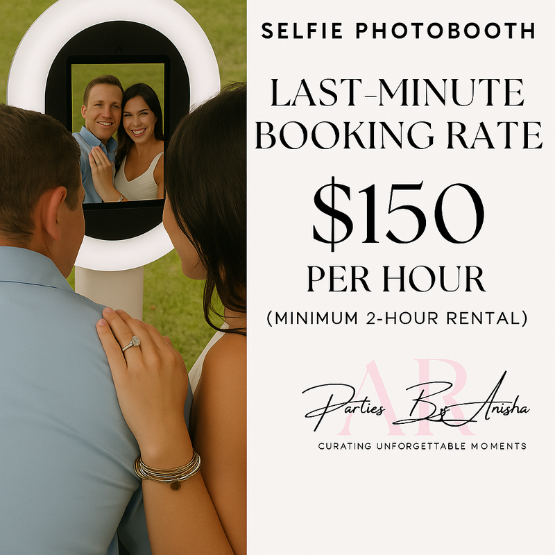 Last Minute Selfie PhotoBooth Booking