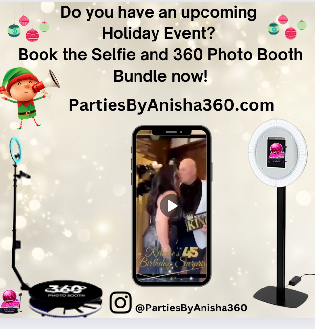SALE - 360 DIAMOND PACKAGE (360 Photo Booth + Selfie Photo Booth) 