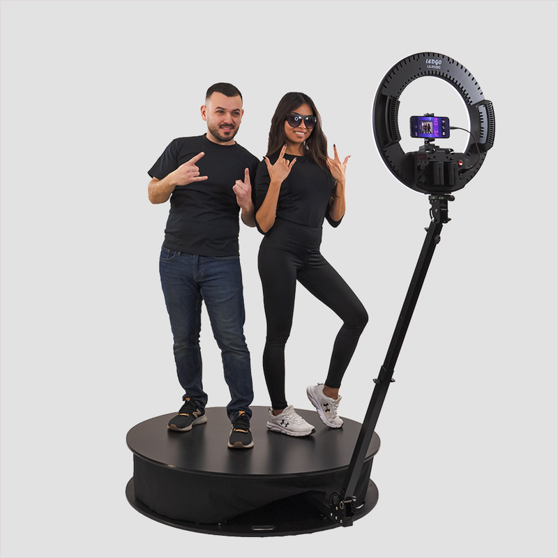 360 Video Booth Gold