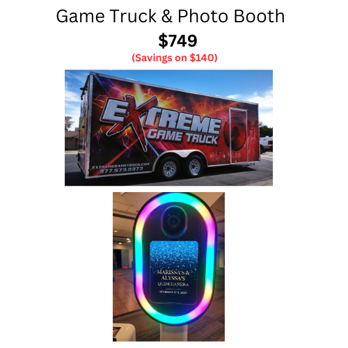 Game Truck w/ Photo Booth