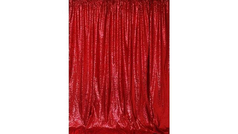 Red Sequin Backdrop