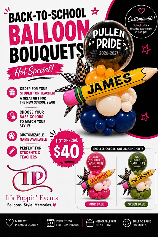 Back-to-School Balloon Bouquet