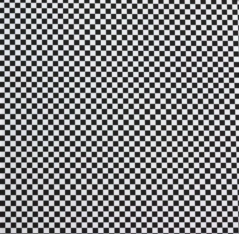 Black & White Checker - Printed Tension Fabric