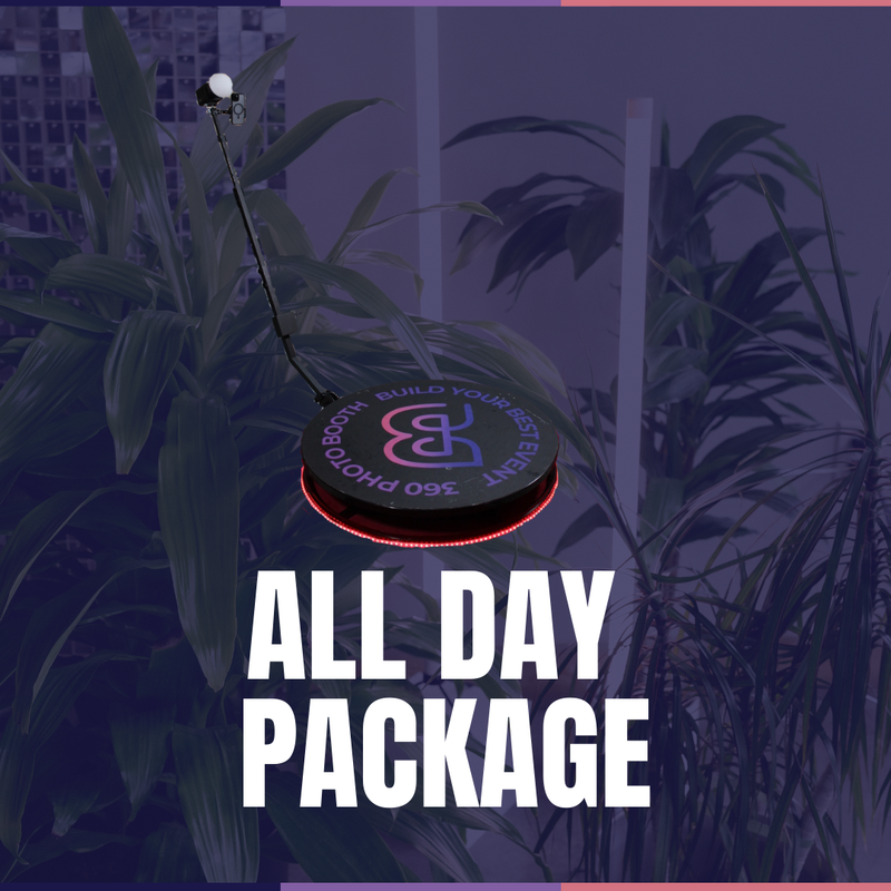 All Day 360 Photo Booth Package