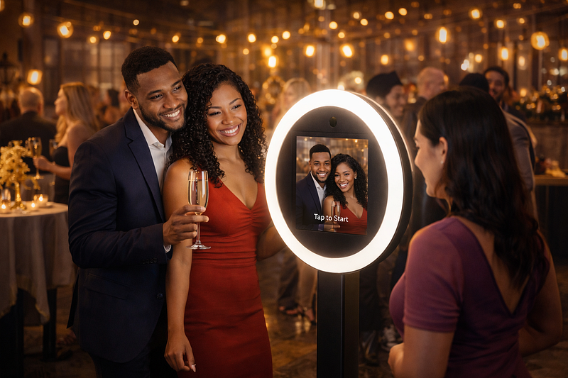 💎 Luxe Digital Selfie Booth Experience